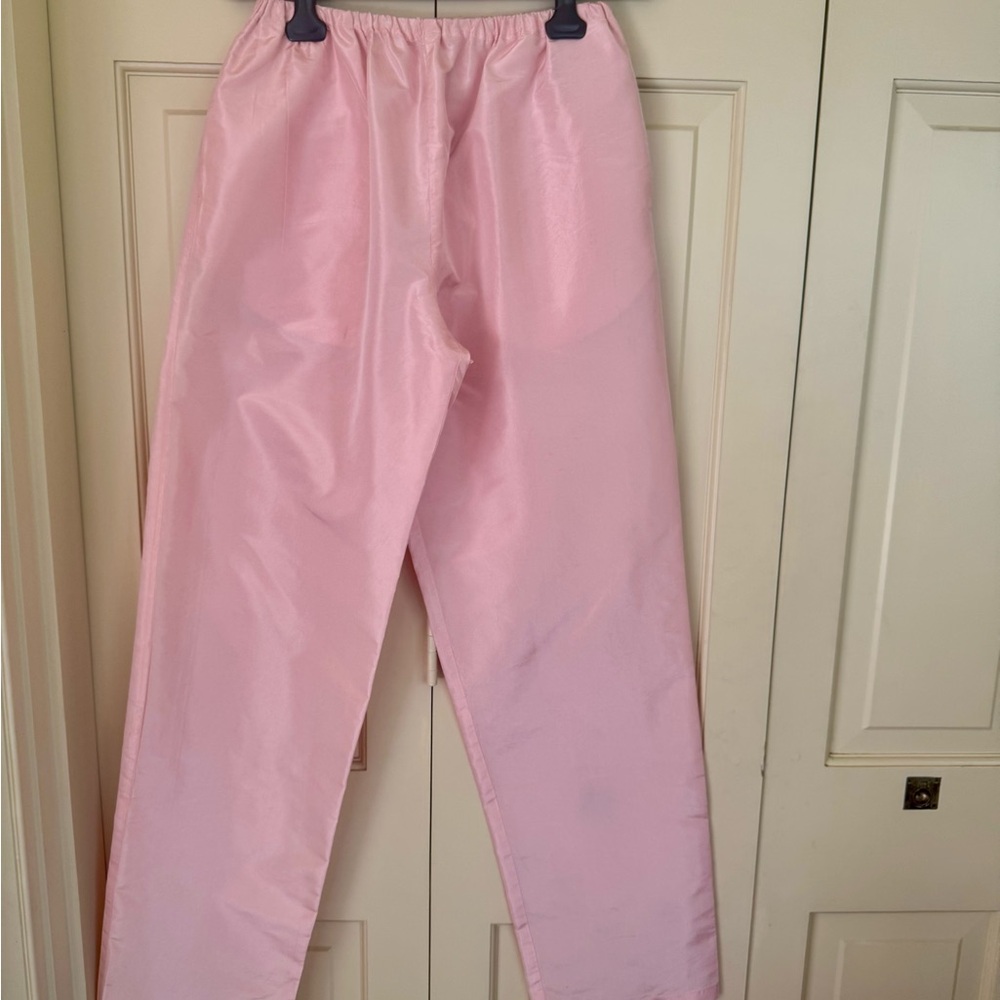 Prada Pink Silk Pants - Picture 2 of 16